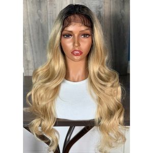Ombre Blonde Bodywave Lace Front Wig